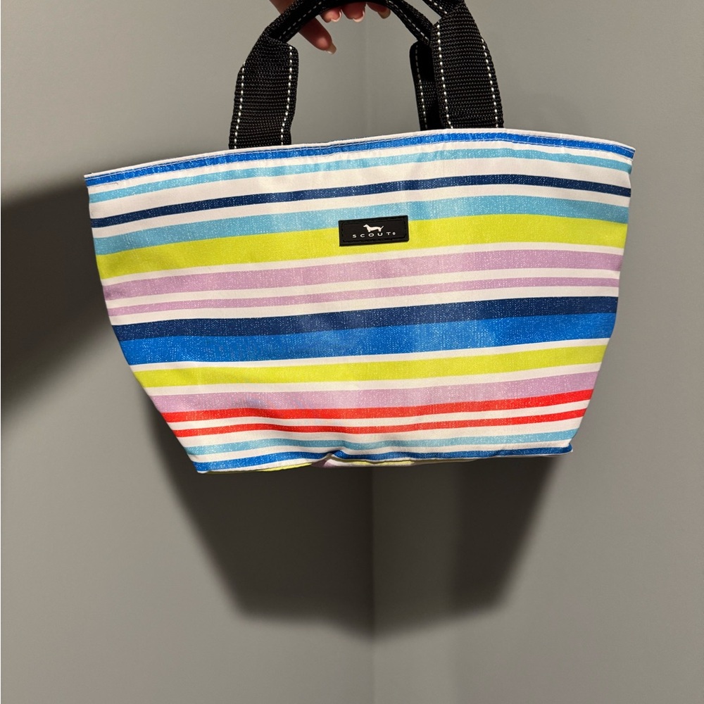 SCOUT Nooner Colorful Striped Lunch Bag